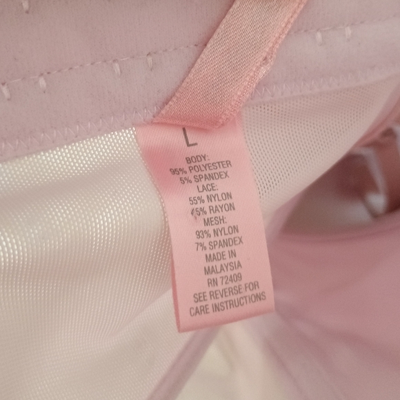 Sophie B. Elegant Pink Lace-Embroidered Corset Top - Picture 5 of 5